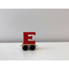 Wooden Name Train Letter E