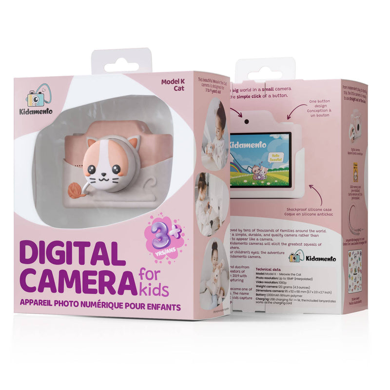 Meowie the Cat - Kids Digital Camera - Model K