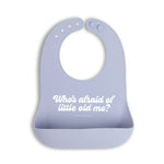 Little Old Me Wonder Bib: Purple