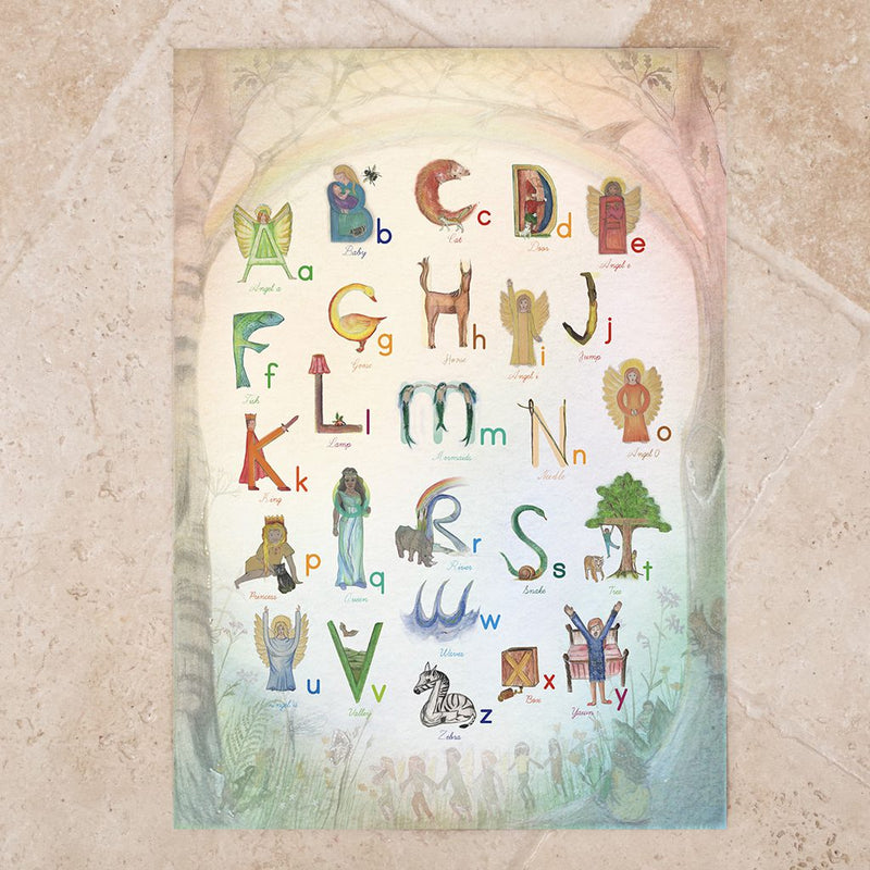 Waldorf Alphabet Poster