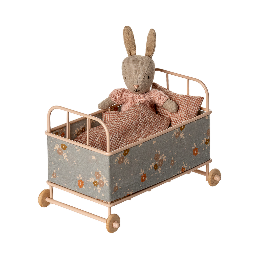 Cot Bed Powder Micro Maileg Happy Monkey