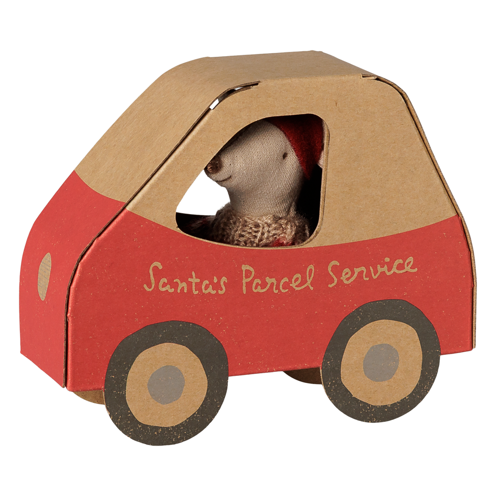 Christmas MousemLittle Sister in Car Box