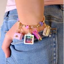 Gold Glitter Lip Gloss Charm 