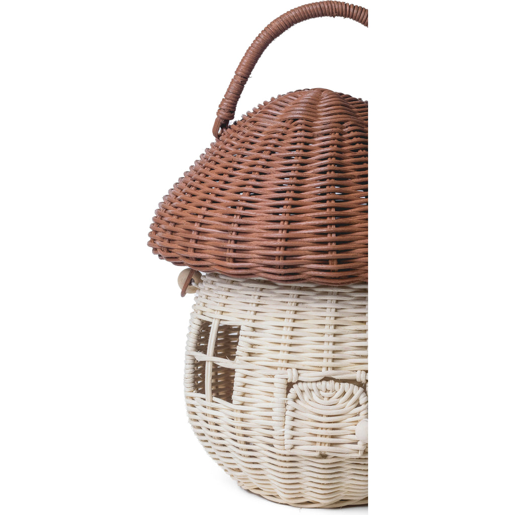 Mushroom House Basket