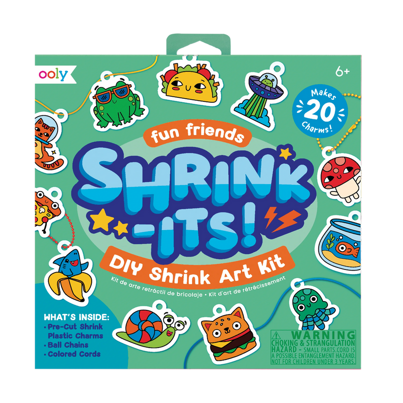 Ooly Shrink-its! DIY Shrink Art Kit - Fun Friends