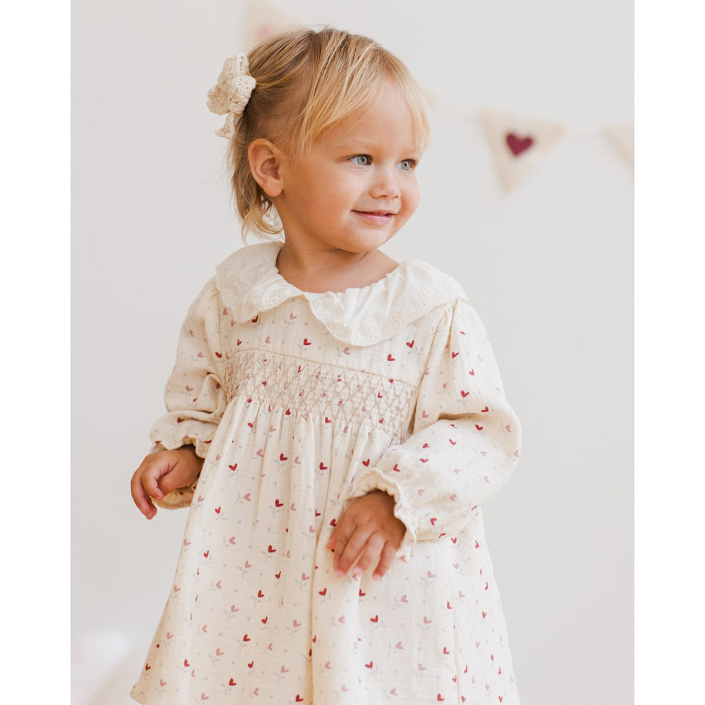 Quincy Mae | Callie Dress | Heart Ditsy