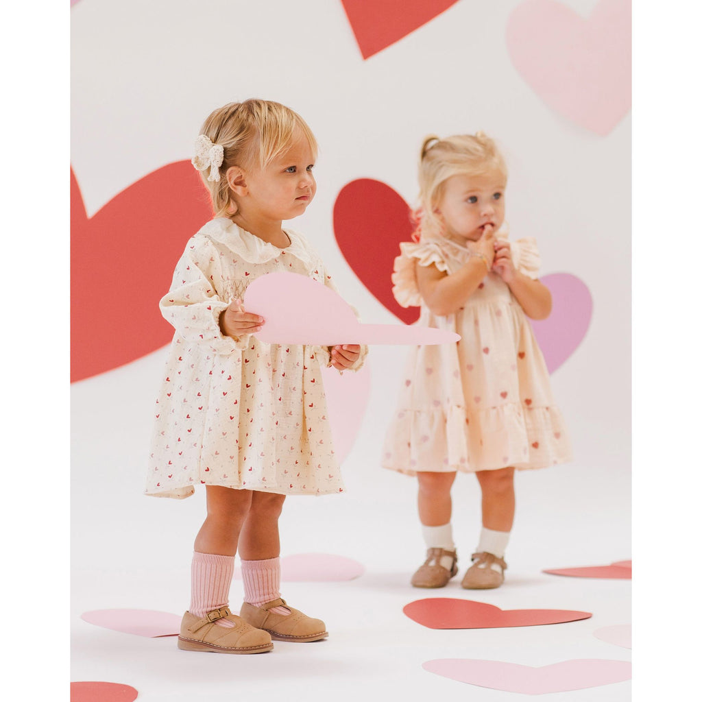 Quincy Mae | Callie Dress | Heart Ditsy