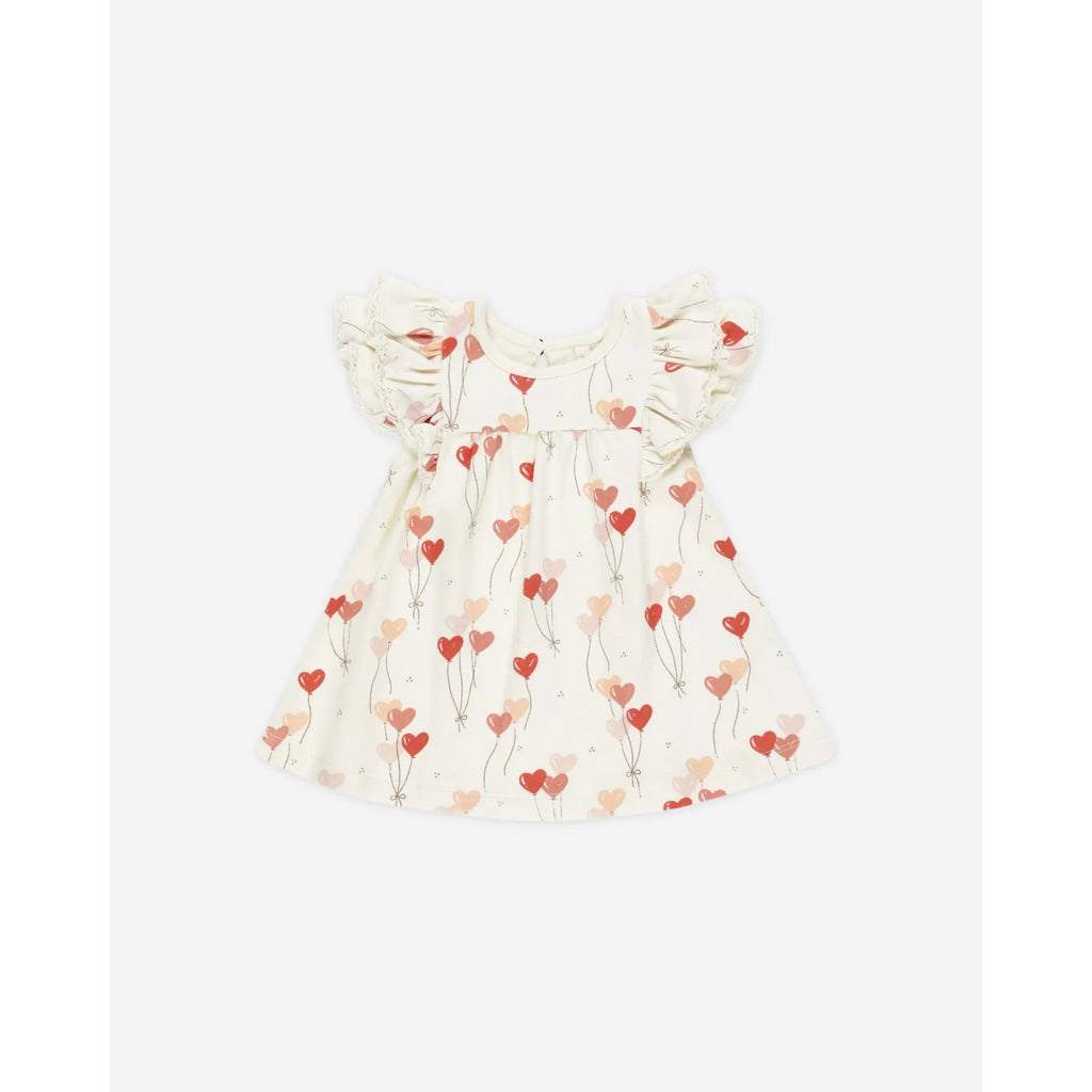 Quincy Mae | Flutter Dress | Heart Balloons