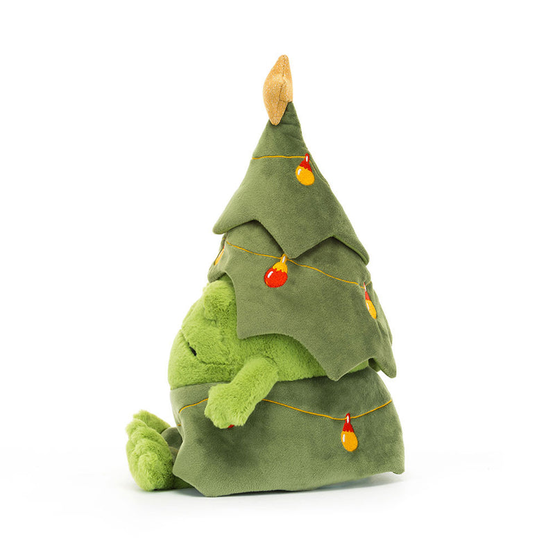 Jellycat | Christmas Tree Ricky Rain Frog