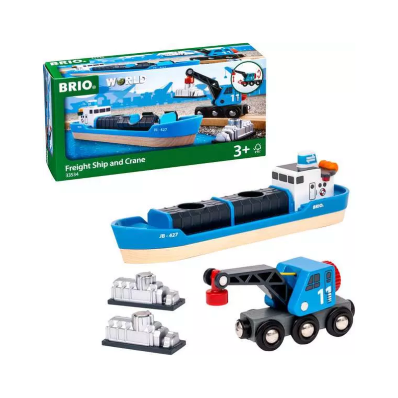 Brio | Freight Ship & Crane