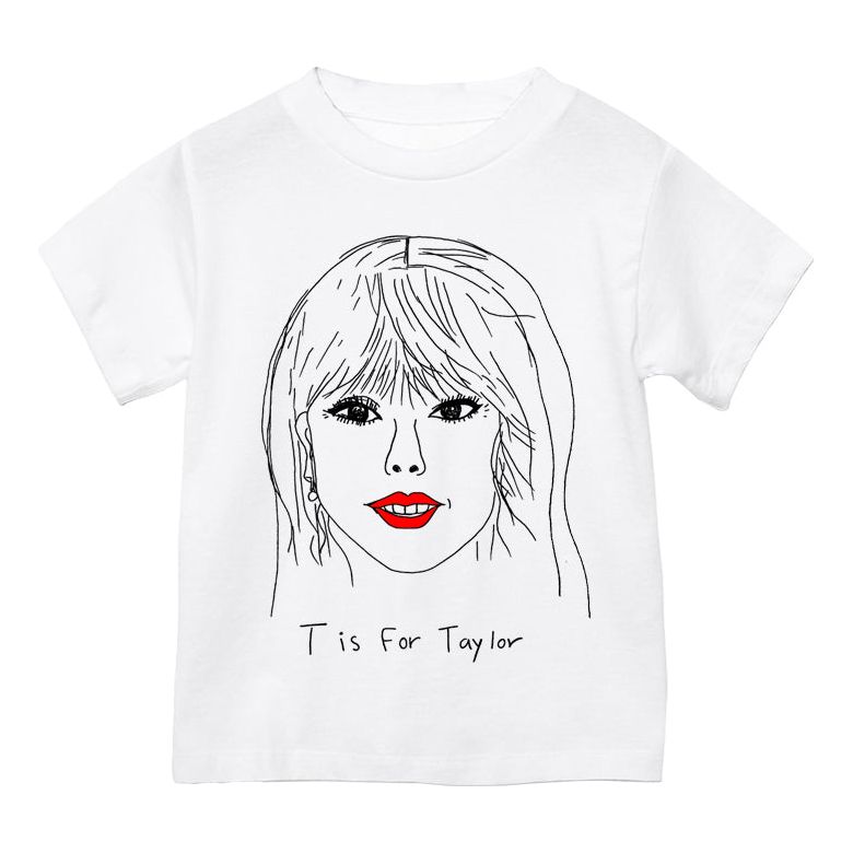 T is for Taylor Tee - White