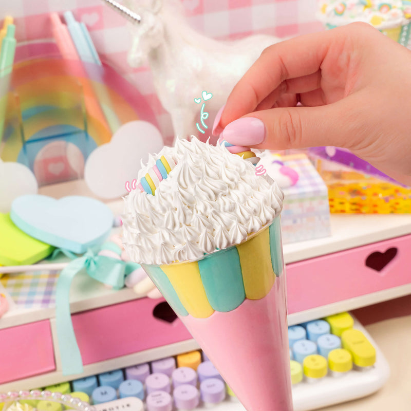 Play & Display Unicorn Parfait Clay Cafe Kit