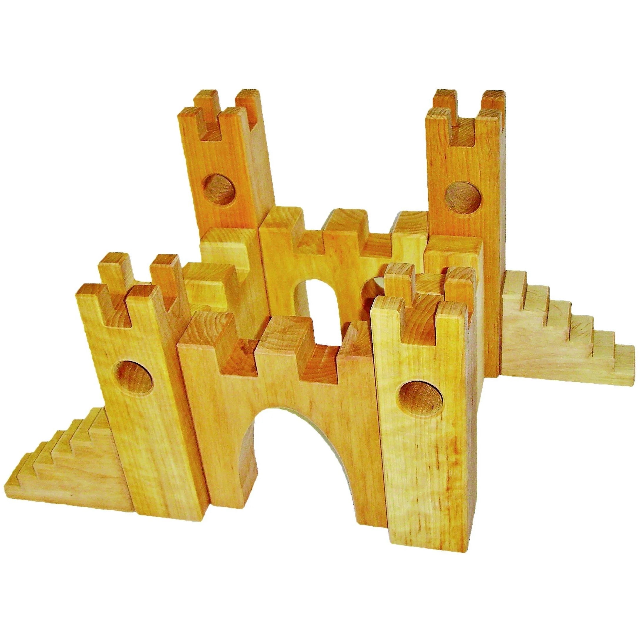 Bauspiel Knight s Wooden Castle Happy Monkey Shop