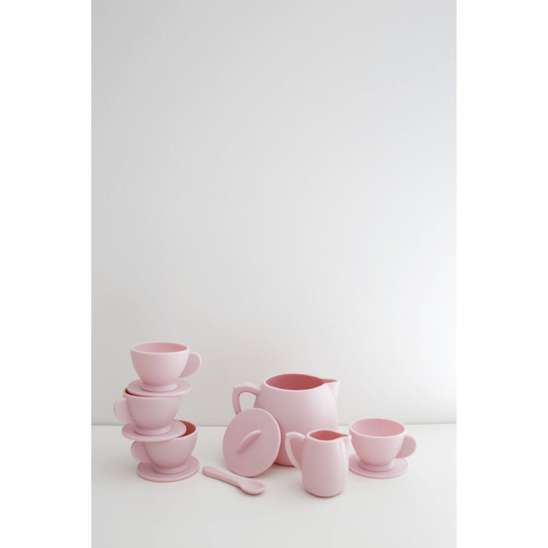 Primrose Pink Silicone Tea Play Set