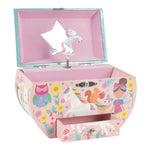 Floss and Rock - Musical Jewellery Box Oval Shape - Rainbow Fairy