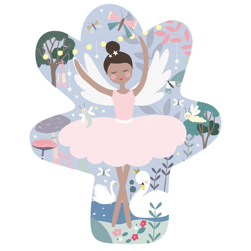 Floss & Rock ballerina puzzle packaging on a white background