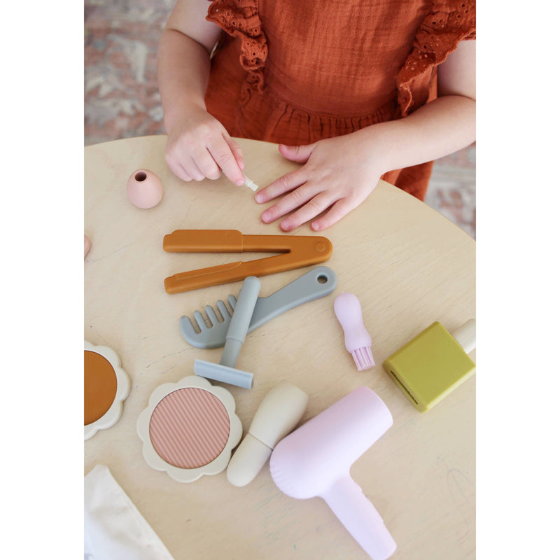 Hair and Makeup and Beauty Silicone Playset