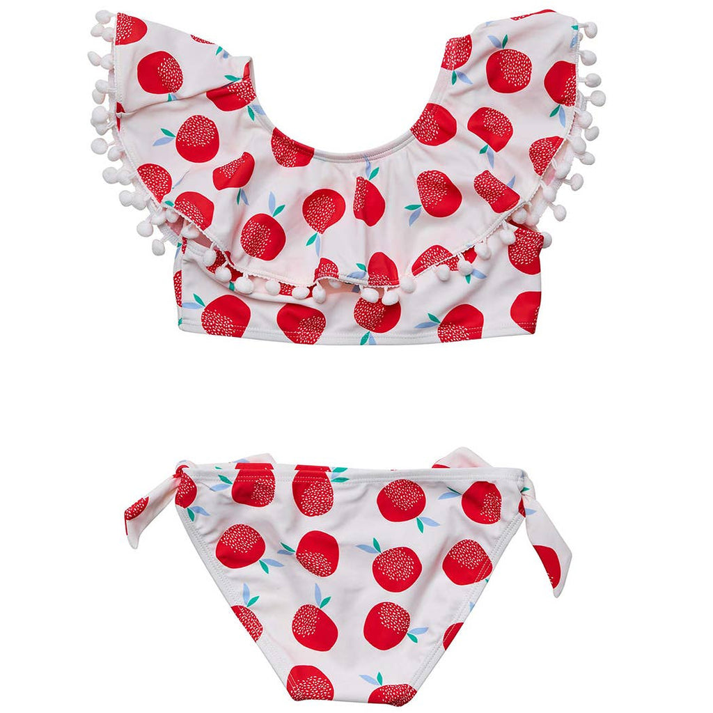 Snapper Rock Swimwear UPF50+ | Juicy Fruit Sustainable Flounce Two Piece Swimsuit - Kids (1-2y)