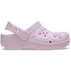Crocs | Classic Floral Cut-Out Clog | Pink Milk