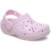 Crocs | Classic Floral Cut-Out Clog | Pink Milk