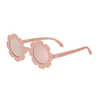 Polarized Flower Sunglasses - Peachy Keen/Rose Gold Mirrored Lens