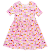 Bamboo Steph Dress - Smiley Faces