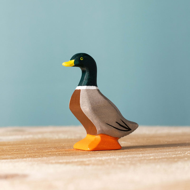 Wooden Mallard Duck