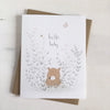 Fox & Bear Paper Co. Hello Baby Bear - Woodland Baby Greeting Card Happy Monkey Baby & Kids