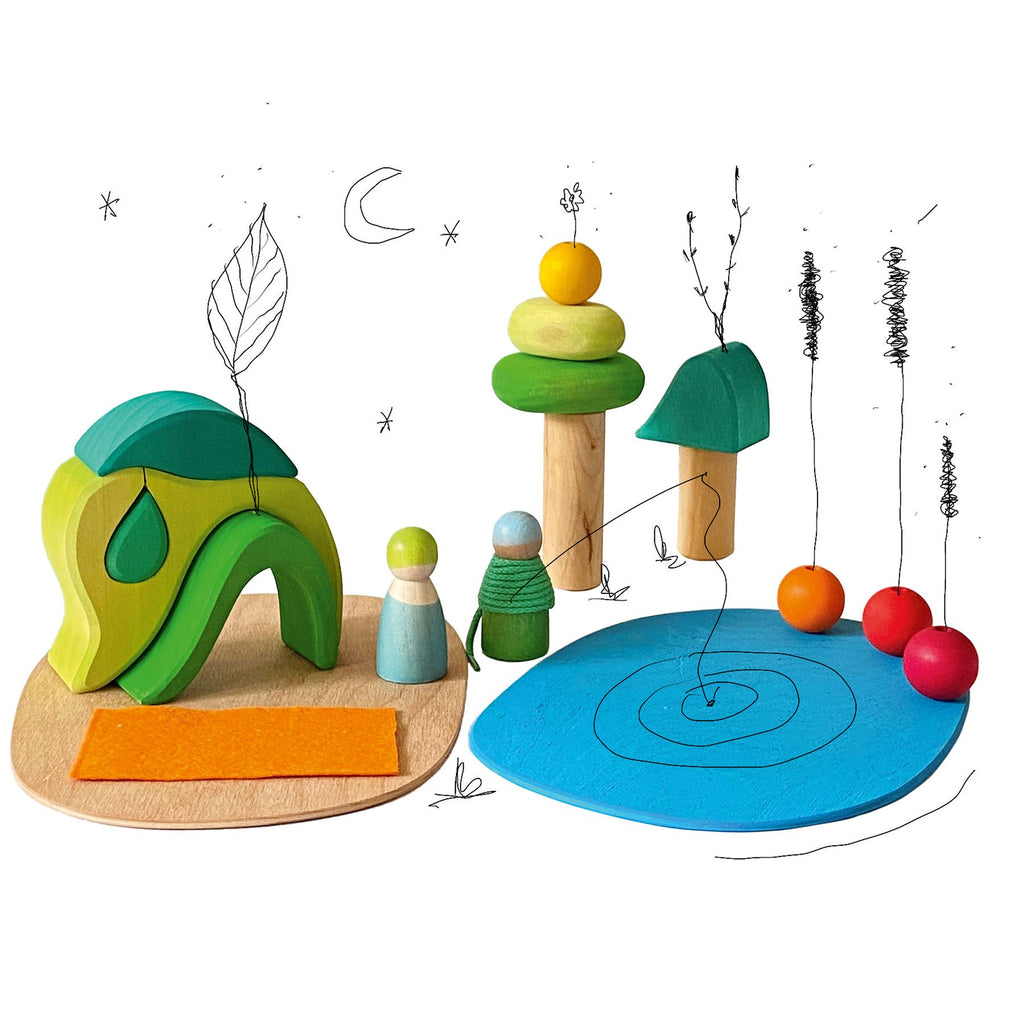 Grimm's Small World Play Set In The Woods