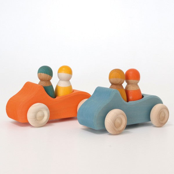 Grimm's- Large Convertible, Blue Happy Monkey Baby and Kids