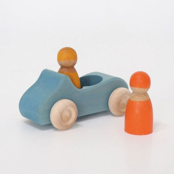 Grimm's- Large Convertible, Blue Happy Monkey Baby and Kids