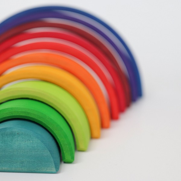 Wooden Counting Stacking Rainbow