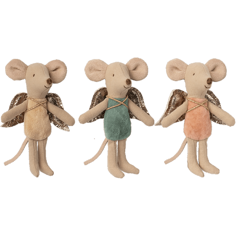 Maileg- Fairy Mouse, Little Sister Happy Monkey Baby and Kids 