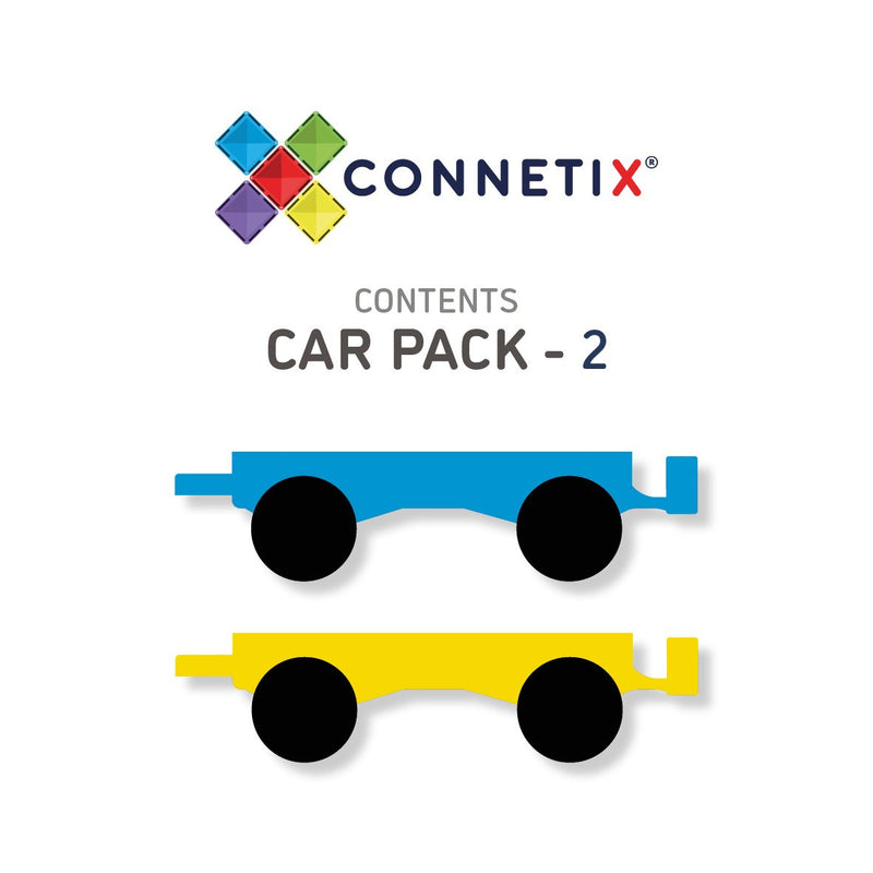Connetix 2 Piece Car Pack US Happy Monkey Baby & Kids