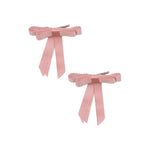 Grosgrain Bow Clip Set (2) - Sweet Nectar