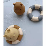 2 Pack Silicone Bath Toys Swim Ring