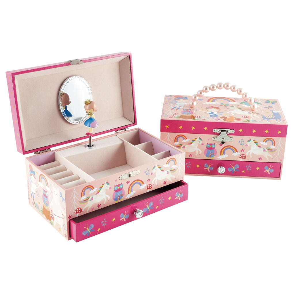 Floss & Rock Rainbow Woodland Jewelry Box Happy Monkey Baby & Kids