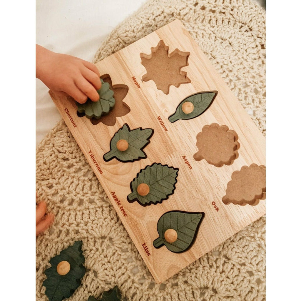 Q Toys Montessori Leaf Puzzle Happy Monkey Baby & Kids
