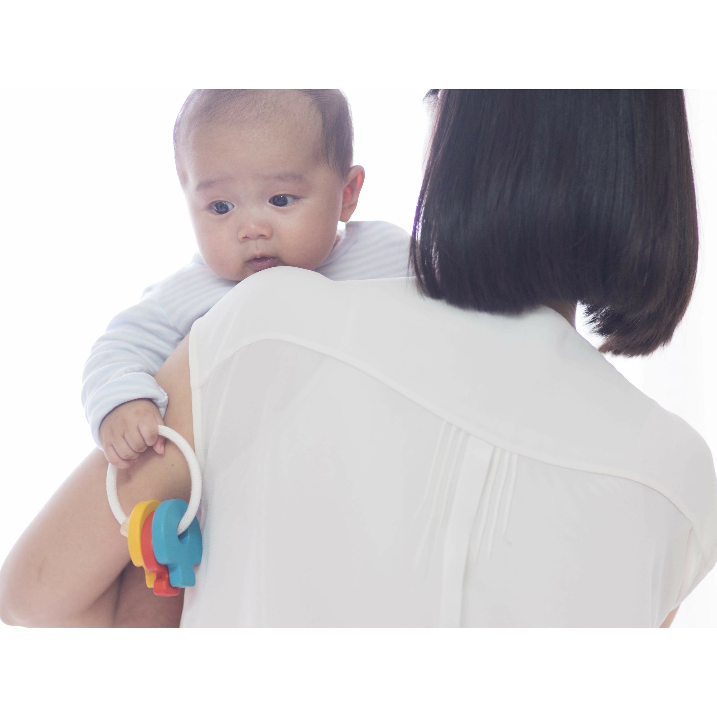 Baby Key Rattle - Colorful – Happy Monkey Shop