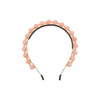 Project 6 NY Kids - Uneven Marbles Headband - Peach