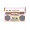 Retro Wooden Tape Recorder - Pink