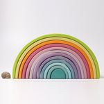 Grimm's Large Rainbow-Pastel Happy Monkey Baby and Kids