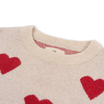 Lapis Knit Sweater - Buttercream Heart