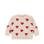 Lapis Knit Sweater - Buttercream Heart