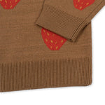 Lapis Knit Sweater - Strawberry Brown