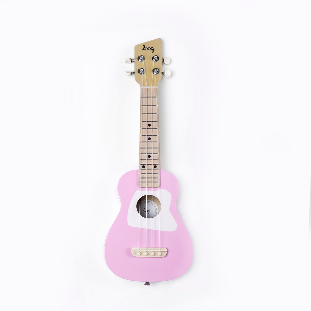 Loog Guitars Loog Ukulele - Pink Happy Monkey Baby & Kids