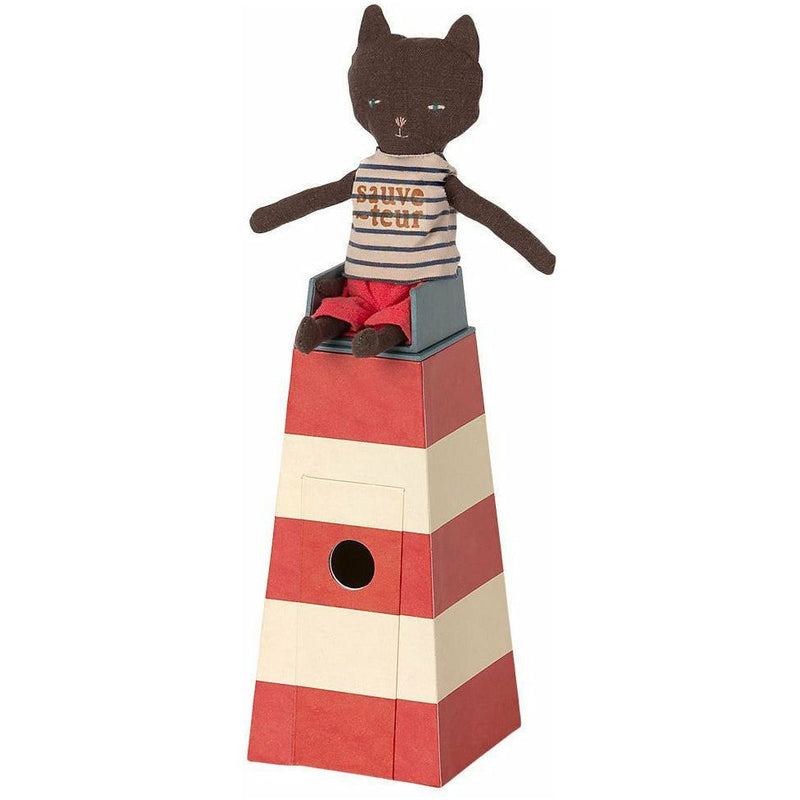 Maileg Sauveteur Tower with Cat Happy Monkey Baby & Kids