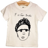 Anchors'n Asteroids F is for Frida Tee - Natural Happy Monkey Baby & Kids