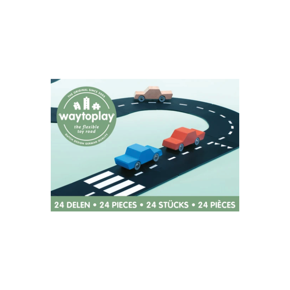 Waytoplay - Highway Flexible Roads -Play Set Happy Monkey Shop