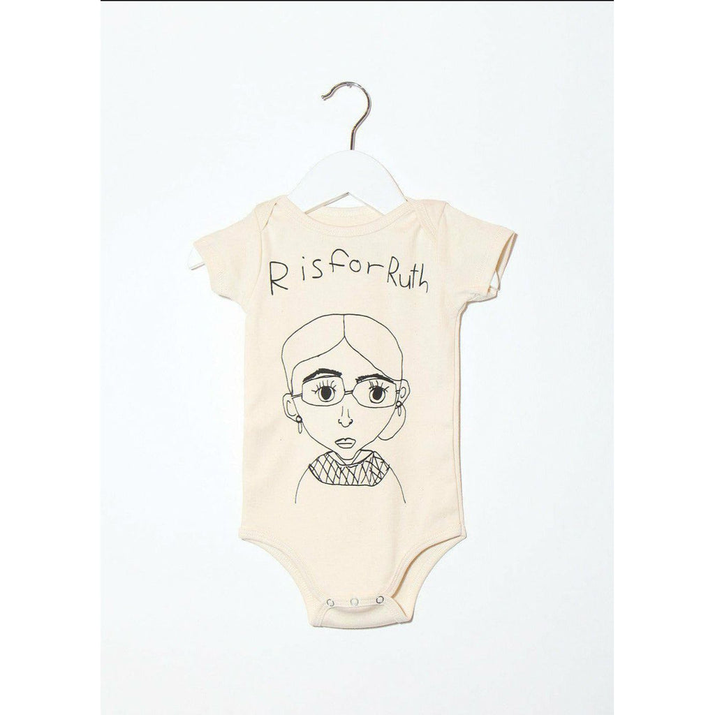 Anchors'n Asteroids R Is For Ruth Onesie Happy Monkey Baby & Kids